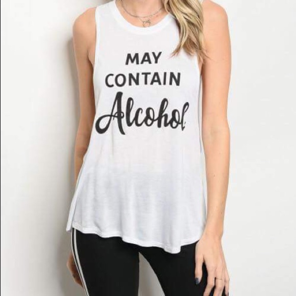 May Contain Alcohol Tank